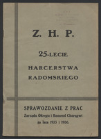 1936 Radom 25 lat harcerstwa radomskiego Sprawozdanie ZO.jpg