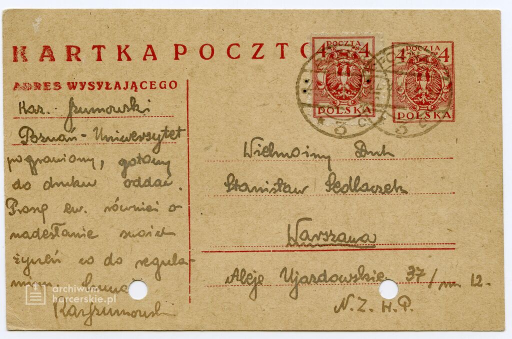 Plik:1921-09-27 Kaz. Jamowski Poznań-Uniwersytet 001.jpg