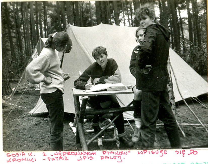 Plik:1986-07 Miały. Puszcza Notecka. Obóz Rezerwat. Szarotka 224 fot. J.Kaszuba.jpg