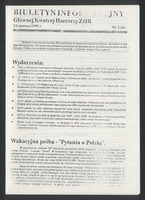 1991-06-15 Warszawa Biuletyn Informacyjny Głowna Kwatera Harcerzy nr 2.jpg