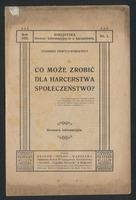1922 Krakow Biblioteka broszur informacyjnych o harcerstwie nr 1.jpg