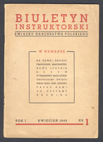 1949-04 Warszawa Biuletyn Instruktorski ZHP nr 1.jpg