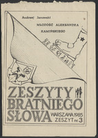 1985 W-wa Zeszyty Bratniego Słowa nr 3 A. Janowski Młodość A. Kamińskiego.jpg