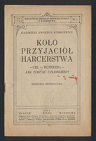 1922 Krakow Biblioteka broszur informacyjnych o harcerstwie nr 5.jpg