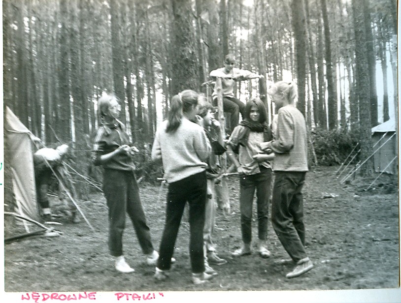 Plik:1986-07 Miały. Puszcza Notecka. Obóz Rezerwat. Szarotka 226 fot. J.Kaszuba.jpg