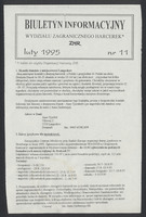 1995-02 Krakow Biuletyn Informacyjny wydzialu zagranicznego ZHR nr 11.jpg