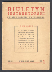 1949-04 Warszawa Biuletyn Instruktorski ZHP nr 1.pdf