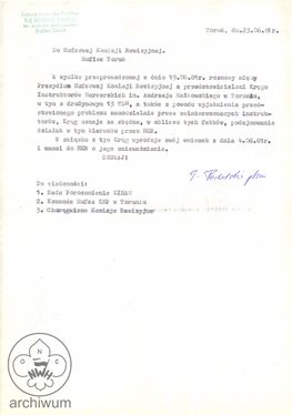 1981-06-23 Torun Pismo J Podolskiego do hufcowej KR o wycofaniu wniosku ws W Sleka.jpg