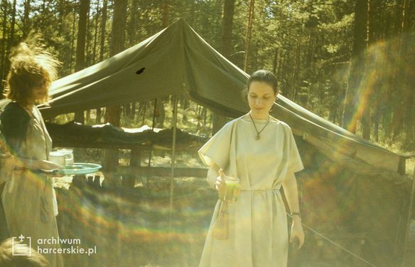 1991-07 Obóz Avalon. jez. Czyste. Poj.Kaszubskie. Szarotka 064 fot. J.Kaszuba.jpg