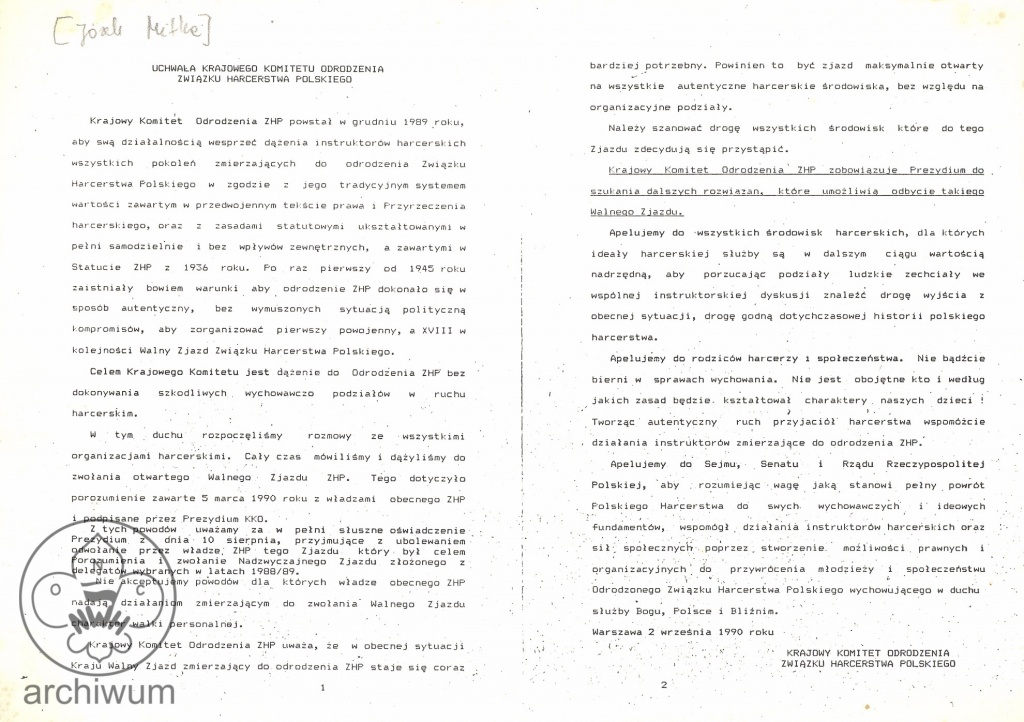 Plik:1990-09-02 Uchwała krajowego Komitetu Odrodzenia ZHP.jpg