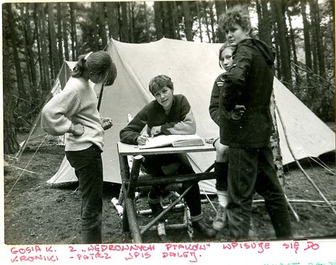1986-07 Miały. Puszcza Notecka. Obóz Rezerwat. Szarotka 224 fot. J.Kaszuba.jpg