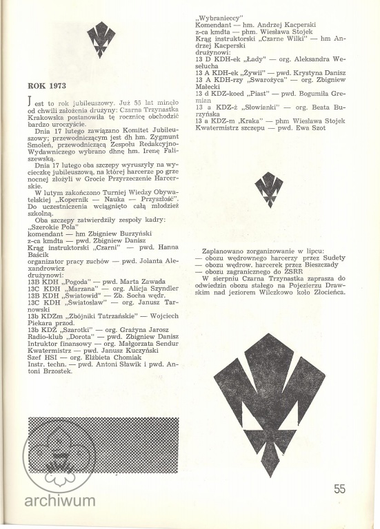 Plik:1973 Kraków, Kronika Jubileuszowa Czarnej Trzynastki 58.jpg