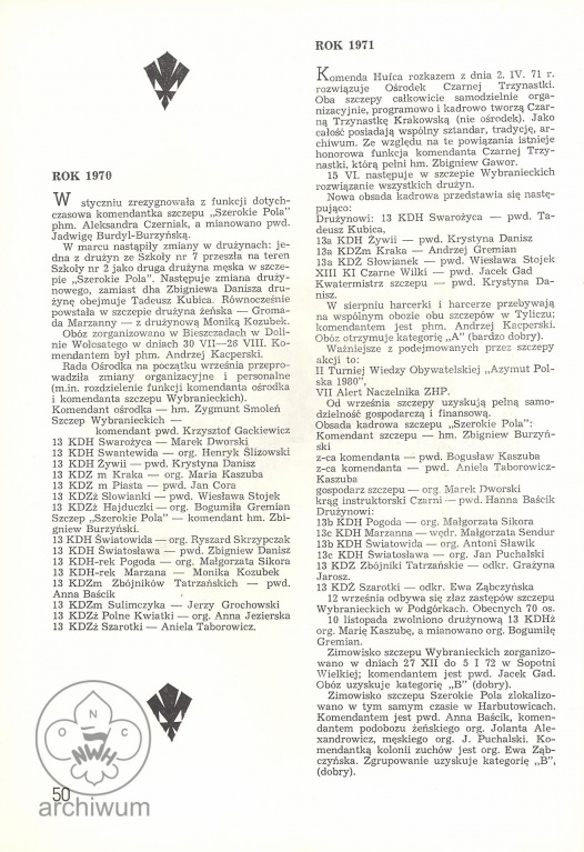 Plik:1973 Kraków, Kronika Jubileuszowa Czarnej Trzynastki 53.jpg