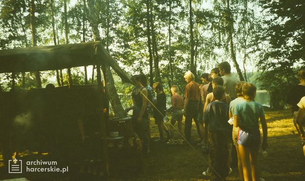 1991-07 Obóz Avalon. jez. Czyste. Poj.Kaszubskie. Szarotka 103 fot. J.Kaszuba.jpg
