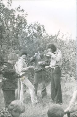 1978 Góry Świętokrzyskie. Obóz wędrowny Szczepu SP 10 Gdynia. 22 GDH218 fot. D.Zabrocki.jpg