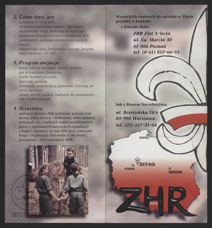 Plik:1999-08-03-15 Lednica, Folder na zlot X-lecia Związku Harcerstwa Rzeczypospolitej (2).jpg