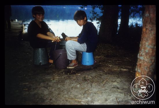 1990-07 Jezioro Muliste Obóz 3 NDH Niepolomni ze Szczepu Puszcza 022.jpg