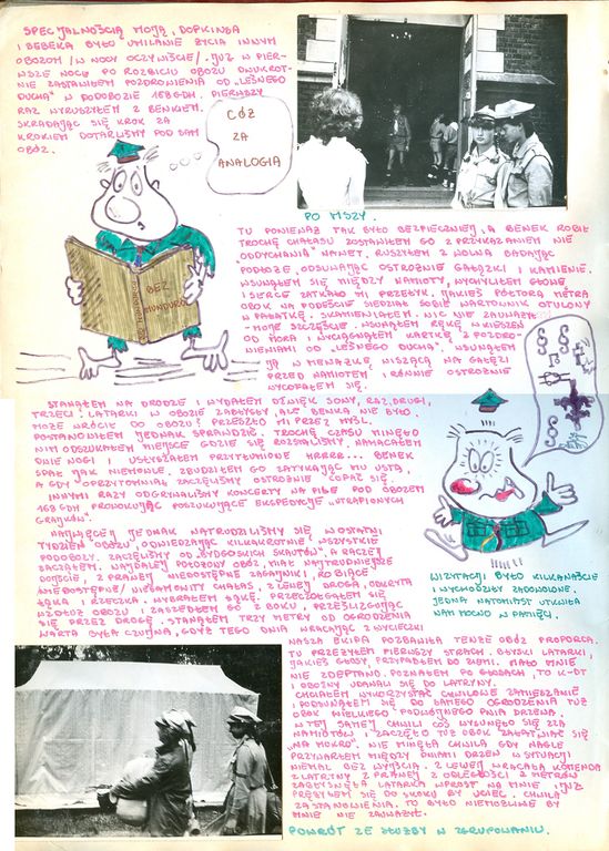 Plik:1983 Lipowa Zimnik. Obóz Puszcza II. Szarotka129 fot. J.Kaszuba.jpg