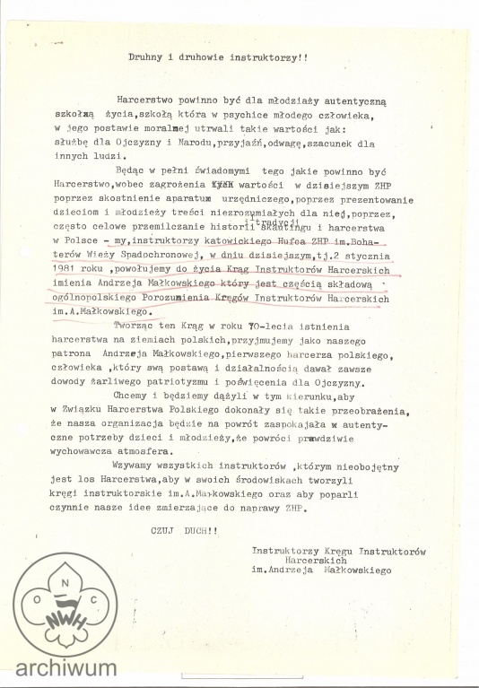 Plik:1981-01-02 Katowice List o powolaniu kregu KIHAM w Katowicach i przystapieniu do porozumienia KIHAM.jpg