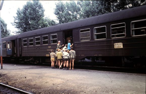 1973 Obóz Kotlina Kłodzka. Kudowa - Karłów - Strzeliniec. 2 GDH Watra 008 fot. Z.Żochowski.jpg