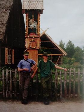 1996 Obóz wędrowny 95 GDH. Kaszuby. Szarotka004 fot. P i J. Ojowscy.jpg