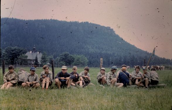 1973 Obóz Kotlina Kłodzka. Kudowa - Karłów - Strzeliniec. 2 GDH Watra 007 fot. Z.Żochowski.jpg