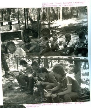 1987-07 Sąpy. jez.Jeziorak. Obóz Gniazdo. Szarotka 119 fot. J.Kaszuba.jpg