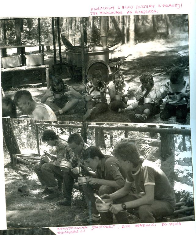 Plik:1987-07 Sąpy. jez.Jeziorak. Obóz Gniazdo. Szarotka 119 fot. J.Kaszuba.jpg
