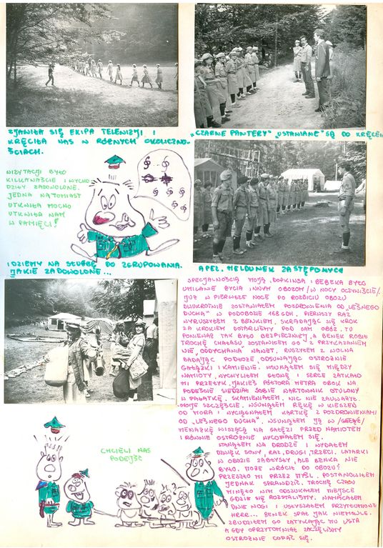 Plik:1983 Lipowa Zimnik. Obóz Puszcza II. Szarotka011 fot. J.Kaszuba.jpg