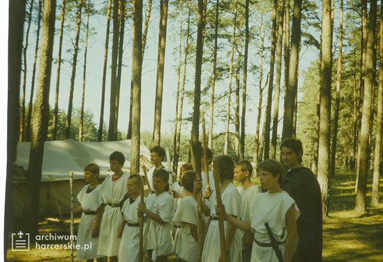 1991-07 Obóz Avalon. jez. Czyste. Poj.Kaszubskie. Szarotka 096 fot. J.Kaszuba.jpg
