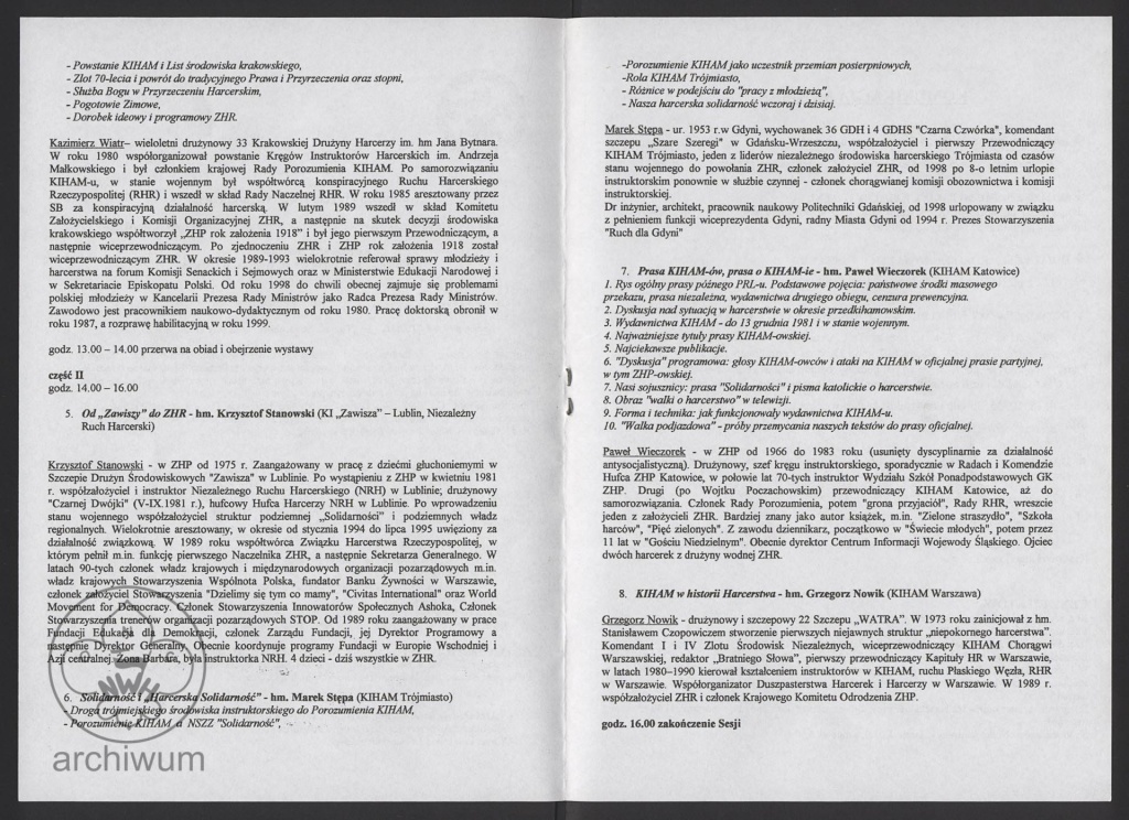 Plik:2000-10-28 Warszawa, Folder ZHR - Harcerstwu Niepokornemu. XX Lat KIHAM (4).jpg