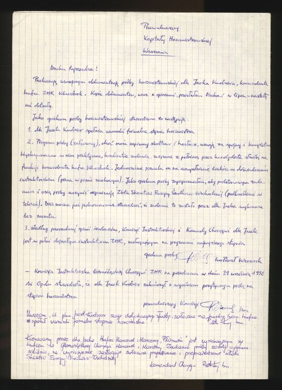 Plik:ZHR Kapituła Harcmistrzowska List do Ryszarda Brukowskiego.jpg
