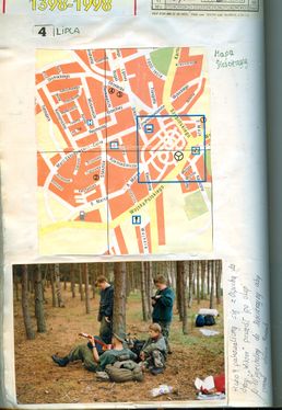 1996 Obóz wędrowny 95 GDH. Kaszuby. Szarotka036 fot. P i J. Ojowscy.jpg