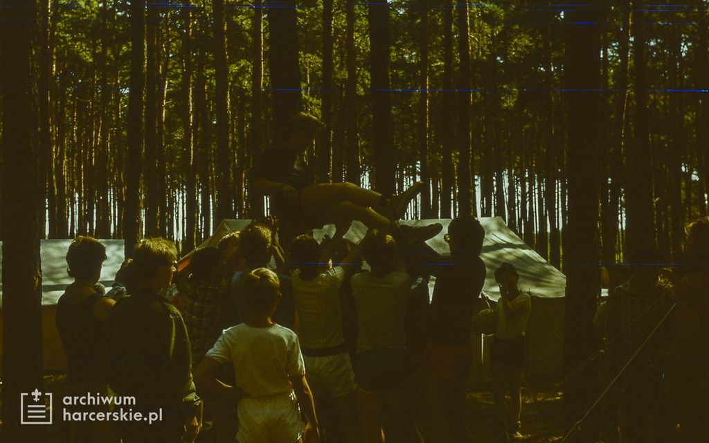 Plik:1986-07 Miały. Puszcza Notecka. Obóz Rezerwat. Szarotka 050 fot. J.Kaszuba.jpg