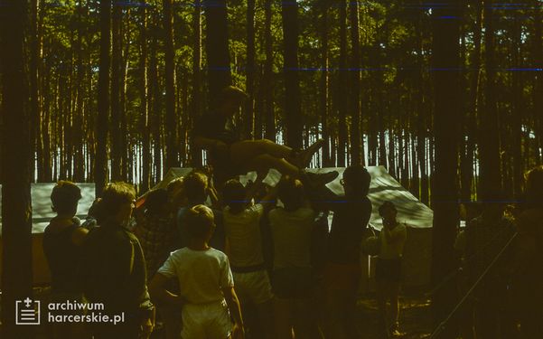 1986-07 Miały. Puszcza Notecka. Obóz Rezerwat. Szarotka 050 fot. J.Kaszuba.jpg