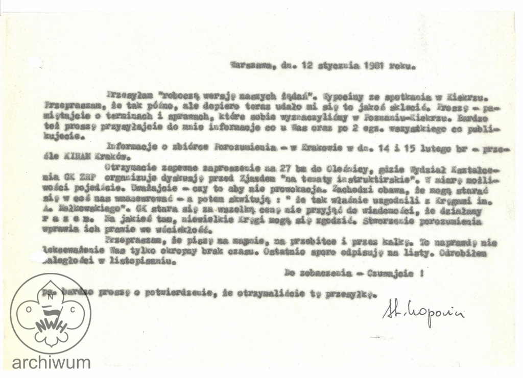 Plik:1981-01-12 pismo przewodnie do listu do KIHAM Gorzow Wlkp.jpg