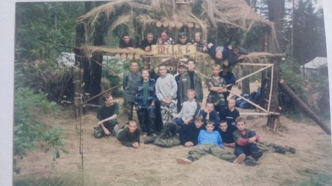 1999 Obóz stały 95 GDH. Kamienica Królewska. Szarotka001 fot. P i J Ojowscy.jpg