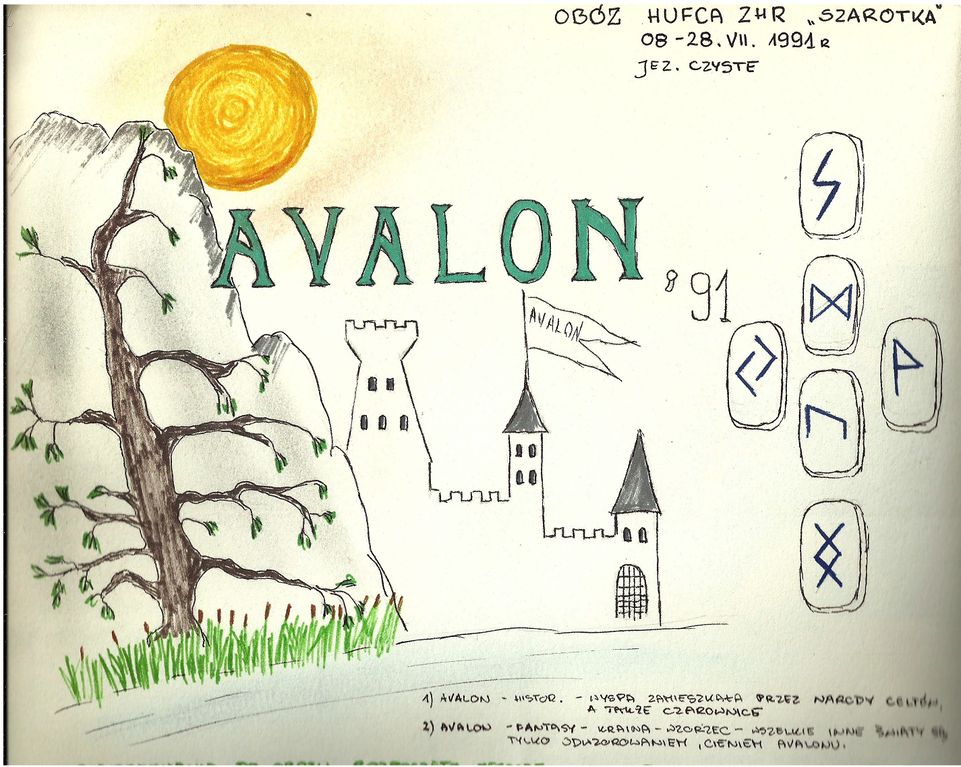 Plik:1991 Obóz Avalon. Jez. Czyste. Szarotka 153 fot. J.Kaszuba.jpg