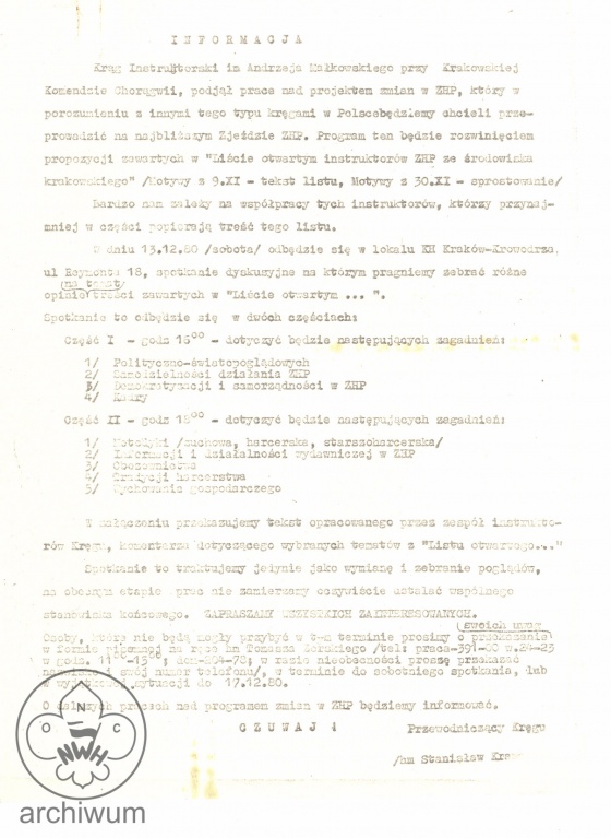 Plik:1980-12 Krakow Informacja o dzialalności KIHAM.jpg