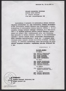 1981-09-13 Warszawa, Pismo do Komendy Hufca Mokotów informujace o wystąpieniu 14 i 70 WDH z ZHP i tworzeniu NRH.jpg
