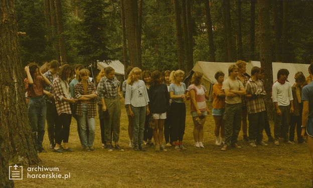 1988-07 Obóz Uroczysko. jez. Gant. Mazury. Szarotka033 fot. J.Kaszuba.jpg