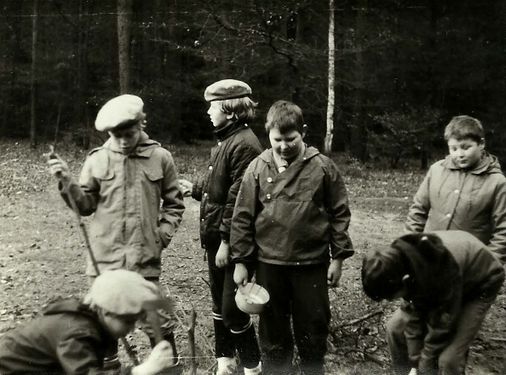 1984 Bieg harcerski drużyn Gromady Szarotka. Szarotka025 fot. J.Kaszuba.jpg