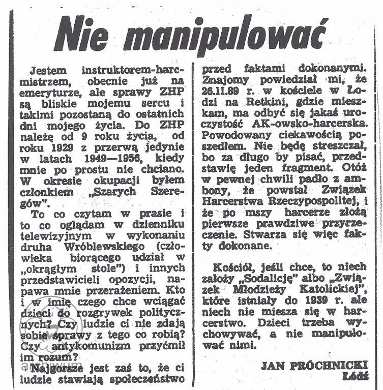 Plik:1989 artykuł Jan Próchnickiego Nie manipulować.jpg