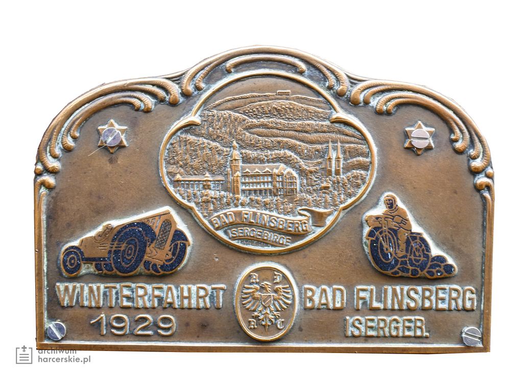 Plik:1929 Jerzy Jeliński podróż dookoła świata odznaki automobilowe Winterfahrt 1.jpg