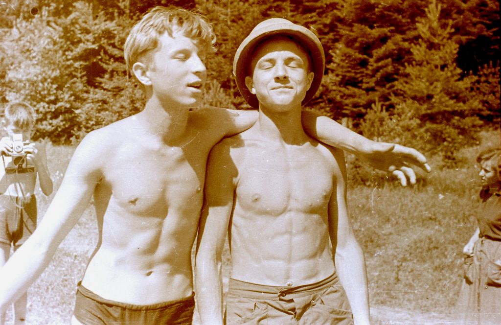 Plik:1957-58 Obóz stały w Bieszczadach. Watra 097 fot. Z.Żochowski.jpg