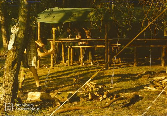 1988-07 Obóz Uroczysko. jez. Gant. Mazury. Szarotka007 fot. J.Kaszuba.jpg