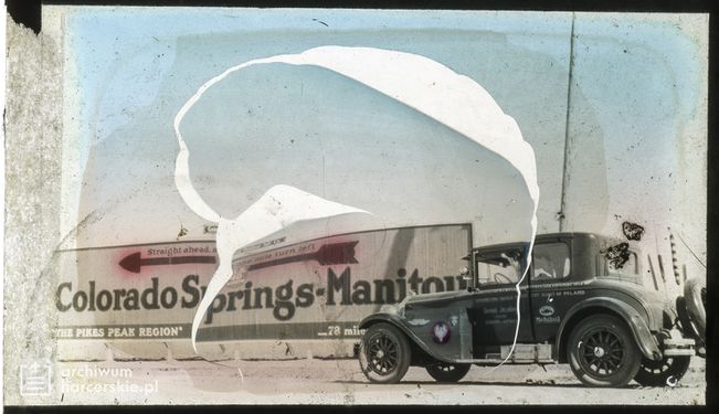 1928-05 USA Colorado Springs Jerzy Jeliński podróż slajdy kolorowane.jpg