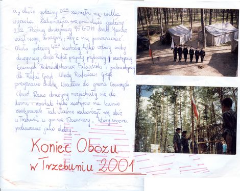 2001 Trzebuń. Obóz stały 95 GDH. Szarotka003 fot. P. i J. Ojowscy.jpg