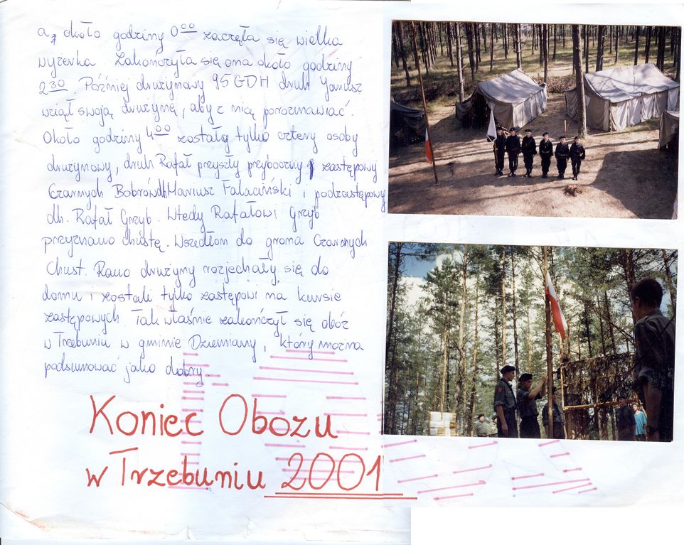 Plik:2001 Trzebuń. Obóz stały 95 GDH. Szarotka003 fot. P. i J. Ojowscy.jpg