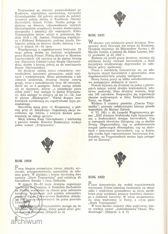 Plik:1973 Kraków Kronika Jubileuszowa Czarnej Trzynastki 09.jpg